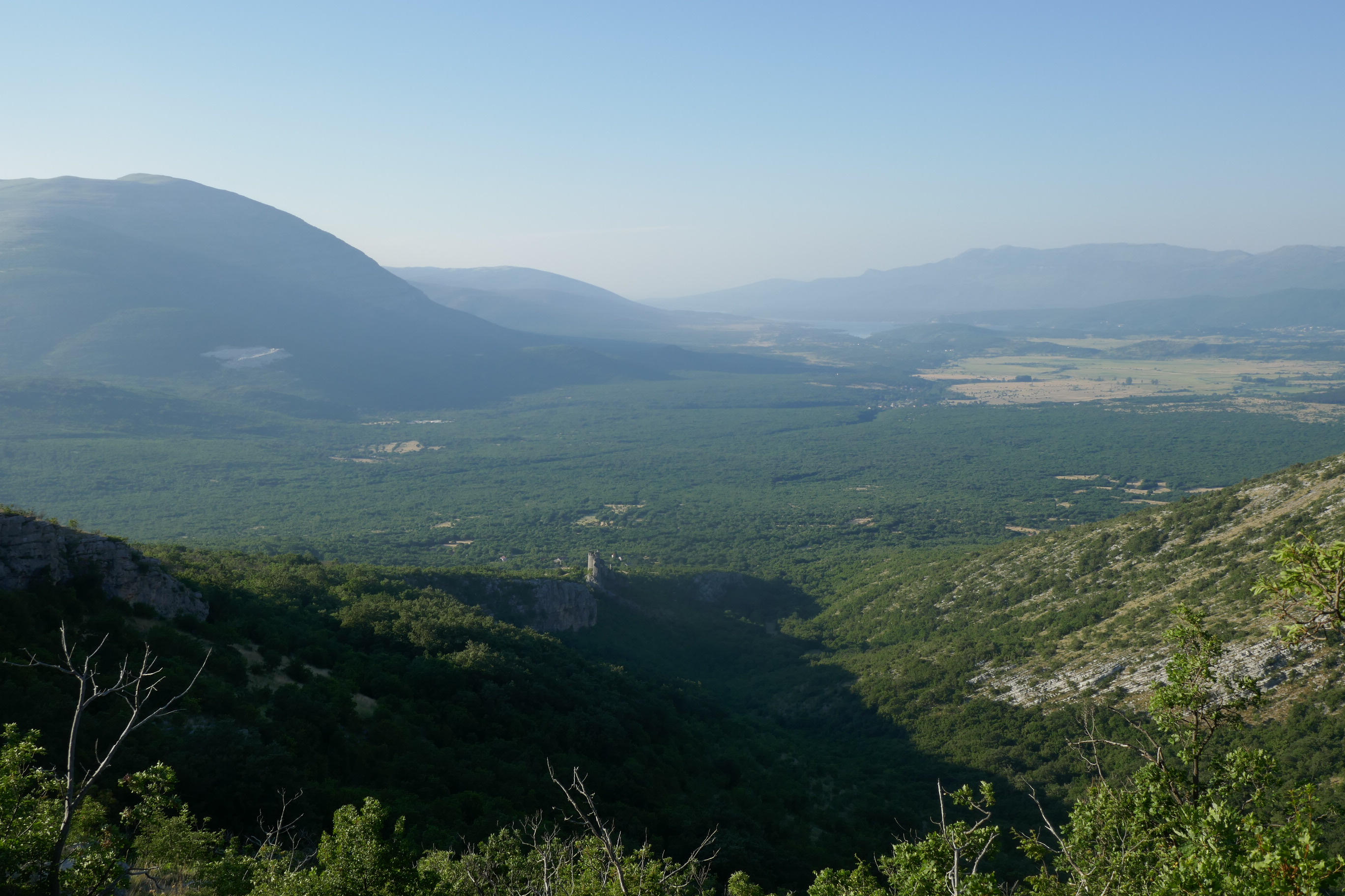 pohled do údolí